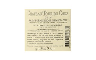 France - Frankrijk | Bordeaux - Saint-Emilion GC | Château Tour du Cauze 2016 