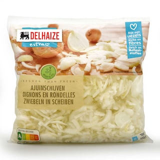 Delhaize | Oignons émincés 600 gr