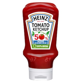 Heinz | Ketchup | -50% sucre & sel 