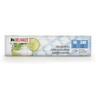 Delhaize | Ijsblokzakjes 