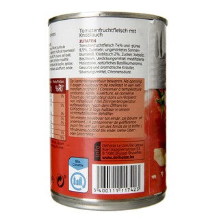 Delhaize | Chair de tomates | Ail 400 gr