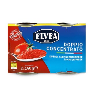 Elvea | Concentré de tomates | Double 2 x 140 gr