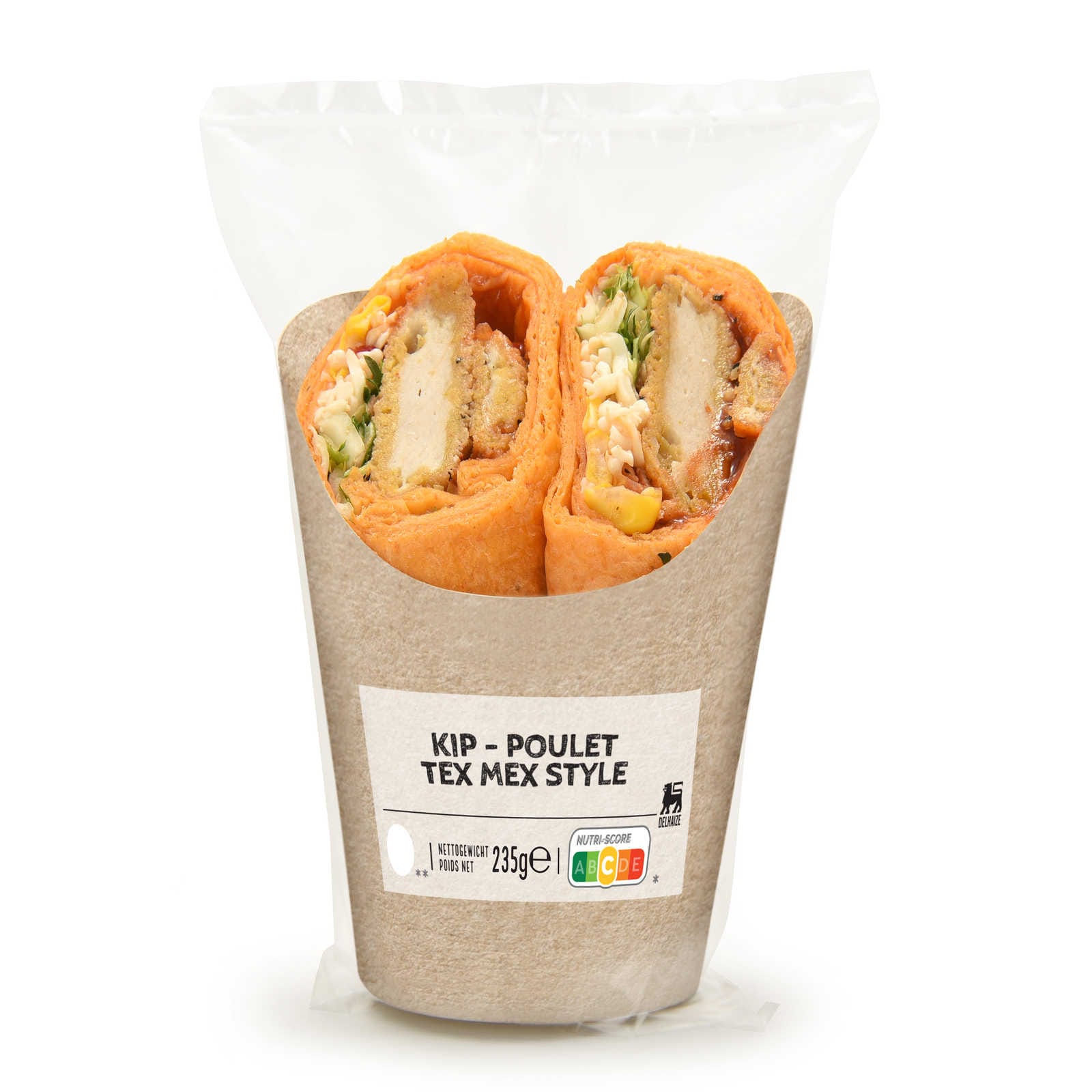 Delhaize Wrap Poulet Tex Mex Gr Delhaize