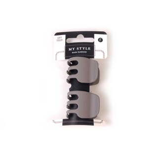 MyStyle | Trend | Pince à cheveux | Rubbr gris | 2cm 