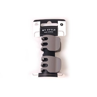 MyStyle | Trend | Pince à cheveux | Rubbr gris | 2cm 