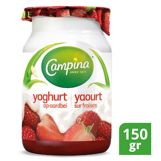 Campina | STAAL 150g CAMPINA YOGHURT AARDBEI 