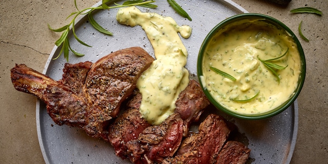 Sauce béarnaise classique et côte à l’os