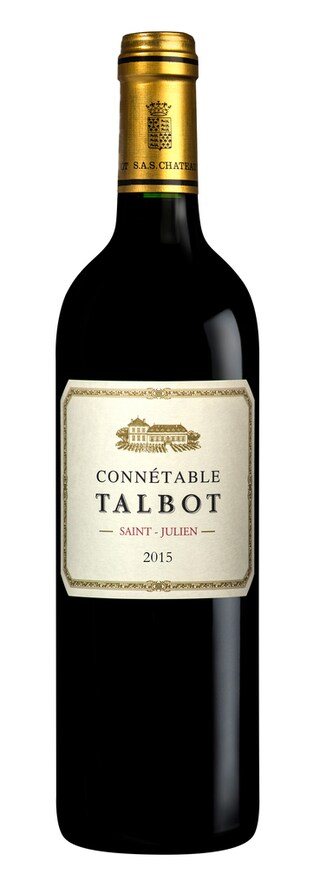 France - Frankrijk | Bordeaux - Saint Julien | Connetable Talbot 2015 Rood | Houten kist 