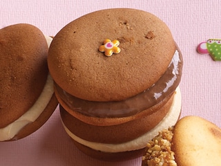 Whoopies met chocoladecrème