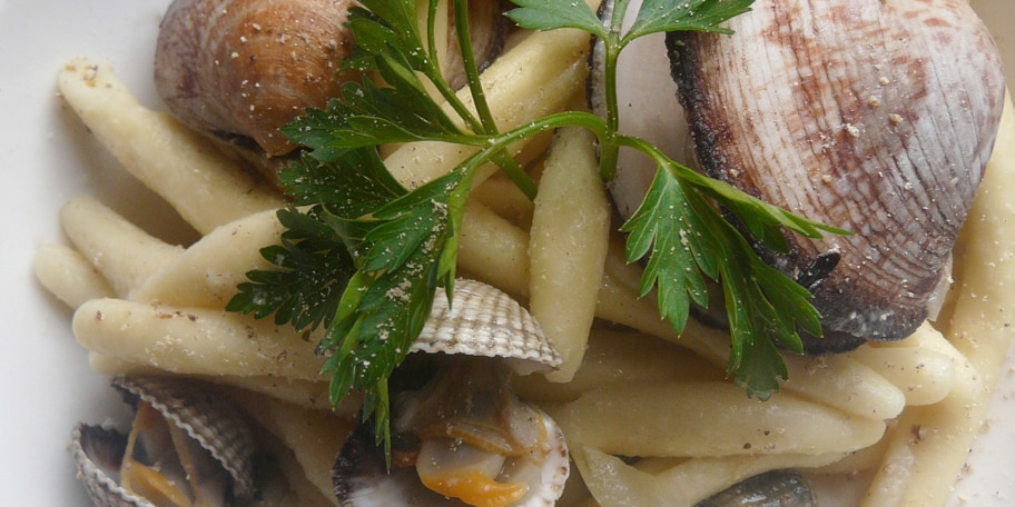 Artisanale pasta met vongole