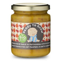 Verse babyvoeding | Gehakt parmentier | Pompoen | 12M | Bio