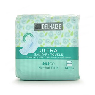 Delhaize | Care | Serviette hygiéniques | Ultra normal+ 