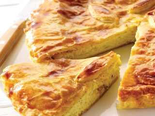 Tarte aux pommes de terre et au fromage frais