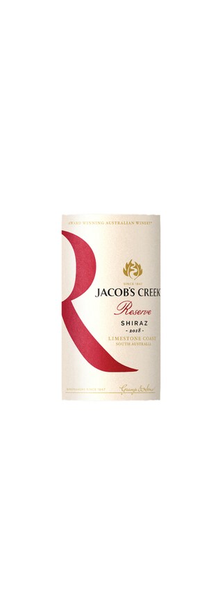 AUSTRALIA - SOUTH AUSTRALIA | Jacob's Creek Reserve Shiraz | 2018 | Rouge 