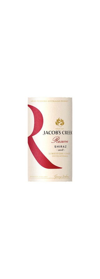 AUSTRALIA - SOUTH AUSTRALIA | Jacob's Creek Reserve Shiraz | 2018 | Rood 
