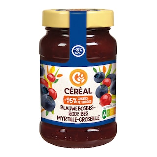 Céréal | Confituur | Bosbes-Rode bes | Maltilol 