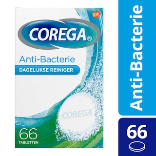 Corega | Tabs | Anti-bacterial | Kunstgebit 