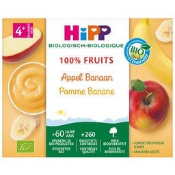 Fruitpap | Appel Banaan | 4M | Bio