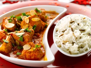 Korma met amandelen