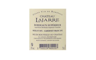 France - Frankrijk | Bordeaux AC | Château Lajarre 14 Rouge 