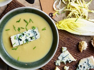 Soupe de chicons au Roquefort