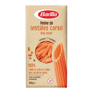 Barilla | Penne | Lentilles | Rouge 