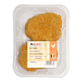 Delhaize | Kalkoen | Gepaneerde | Lapjes 