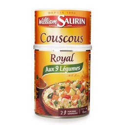 William Saurin | Couscous légumes |Veggie | Plat Préparé |980g