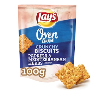 Lay's | The Oven | Biscuits | Crunchy | Paprika-Mediterran herbs 