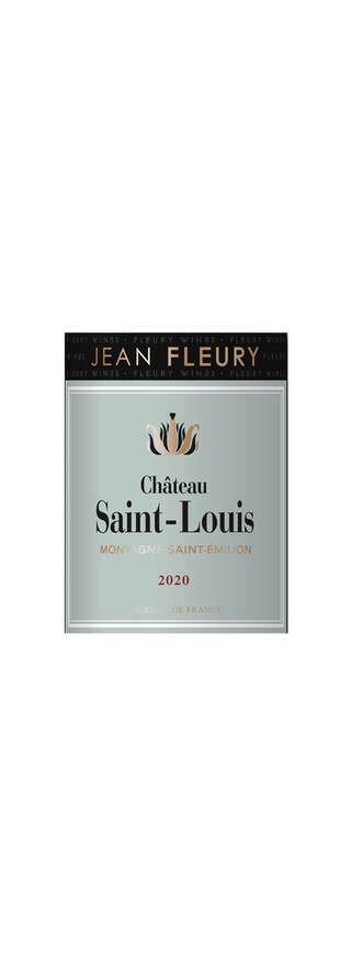 Jean Fleury | Chateau Saint Louis | Montagne Saint-Émilion | 2020 