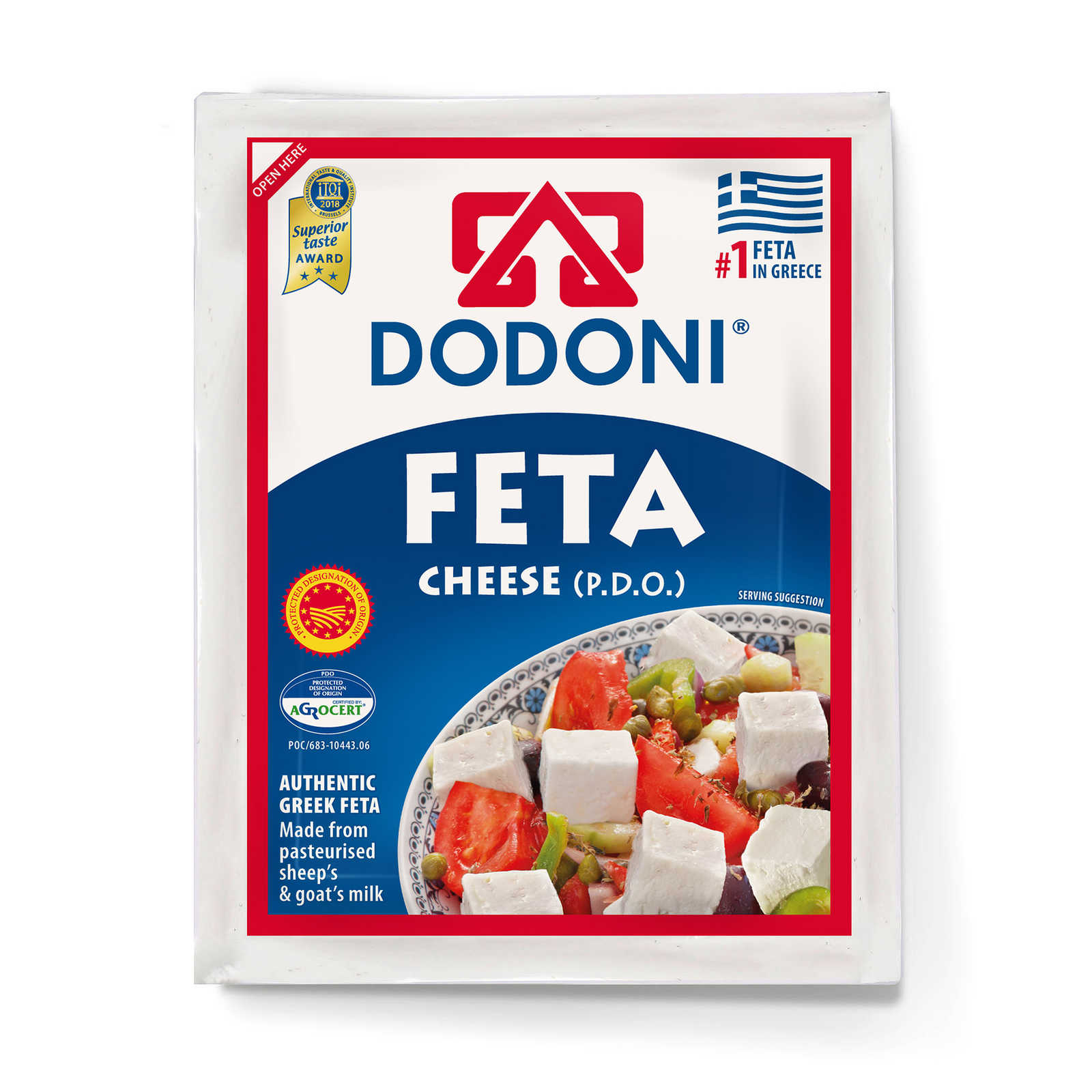 Dodoni Feta BOB 200 gr Delhaize