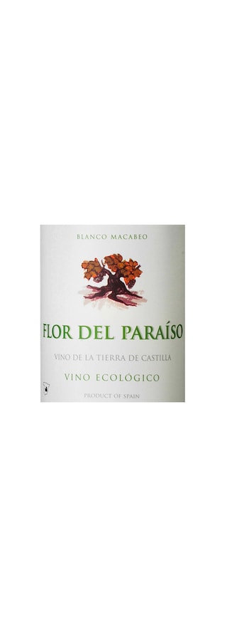 Espange-Spanje | CASTILLA LA MANCHA | Flor de Paraiso | 75CL | Bio | 2019 | Vin blanc 