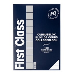 Cursusblok | A4 | Gelijnd | 100 bladeren