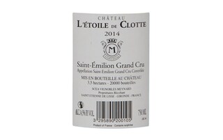 France - Frankrijk | Bordeaux - Saint-Emilion GC | L'Etoile de Clotte Grand Cru 14 Rood 