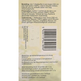 Delhaize | Bio | Kruidenthee | Kamille | Zakjes | Bio 