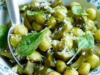 Gnocchi in groene artisjoksaus