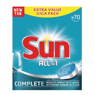 Sun | All in One | Regular tabs | 70st 