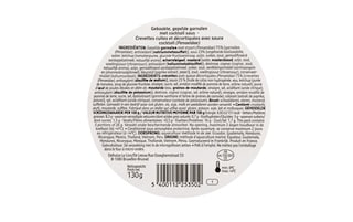 Delhaize | Couronne de crevettes | Cuites | Sauce cocktail 