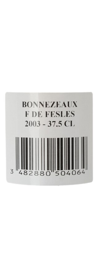 LOIRE - BONNEZEAUX | F FESLES BONNEZEAUX 2003 