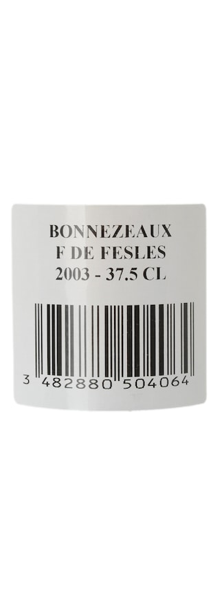 LOIRE - BONNEZEAUX | F FESLES BONNEZEAUX 2003 