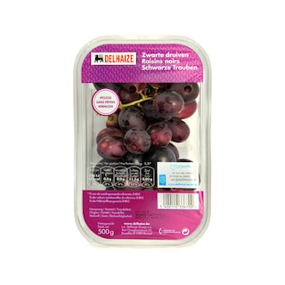Delhaize | Druiven | Zwart | Pitloos 