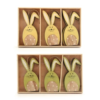 Delhaize | Lapin En Bois | 10Cm 
