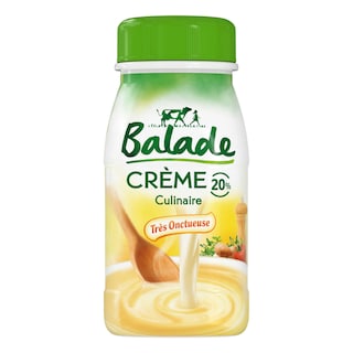 Crème culinaire | 20% M.G. | Sans additifs | Eco