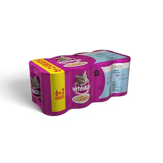 Whiskas | Aliment chat | Gelée | Poisson 6+2 