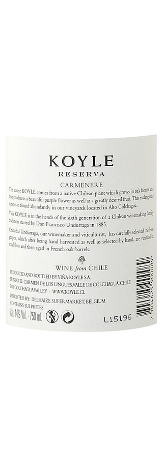 Koyle | Reserva | Carmenere | Bio 