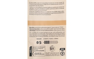 Delhaize | Bio | Koffie | Cafeïnevrij | Gemalen | Bio 