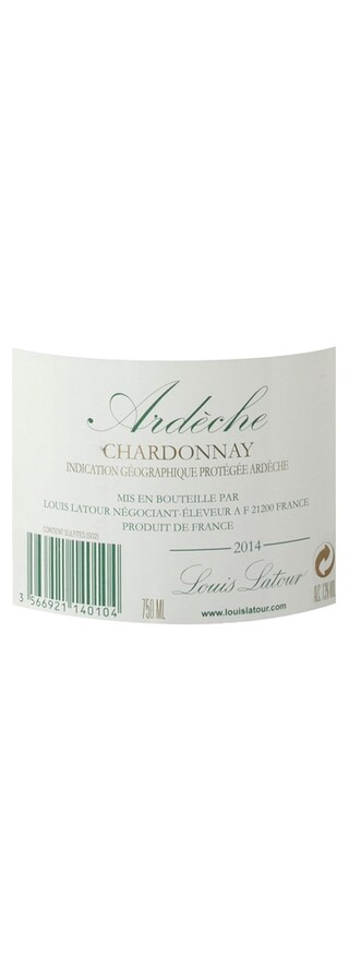 France - Frankrijk | Midi - Ardèche IGP | Ardèche Chardonnay 2014 Blanc 