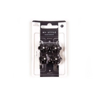 My Style | Basic | Pince cheveux | 1.5cm | Nylon | Noir 
