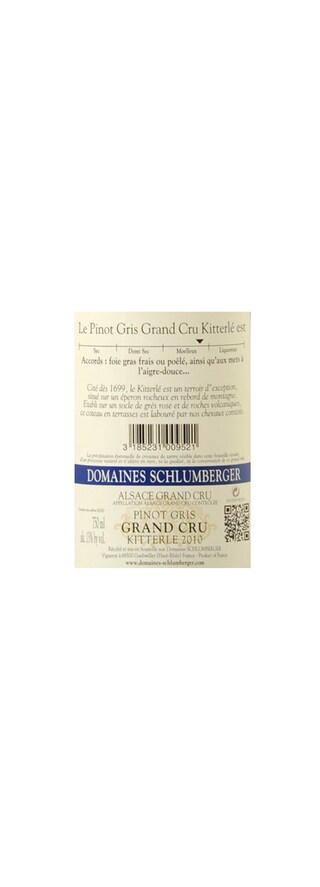 France - Frankrijk | Alsace - Pinot Gris | Schlumberger Pinot Gris Grand Cru Kitterlé 10 
