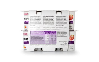 Delhaize | Yoghurt | Gesuikerd | Mager | Fruit 12 x 125 gr